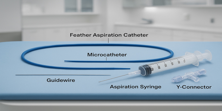 Feather Aspiration Catheter: Balancing Crossability, Kink Resistance and Aspiration Efficiency in Interventional Procedures